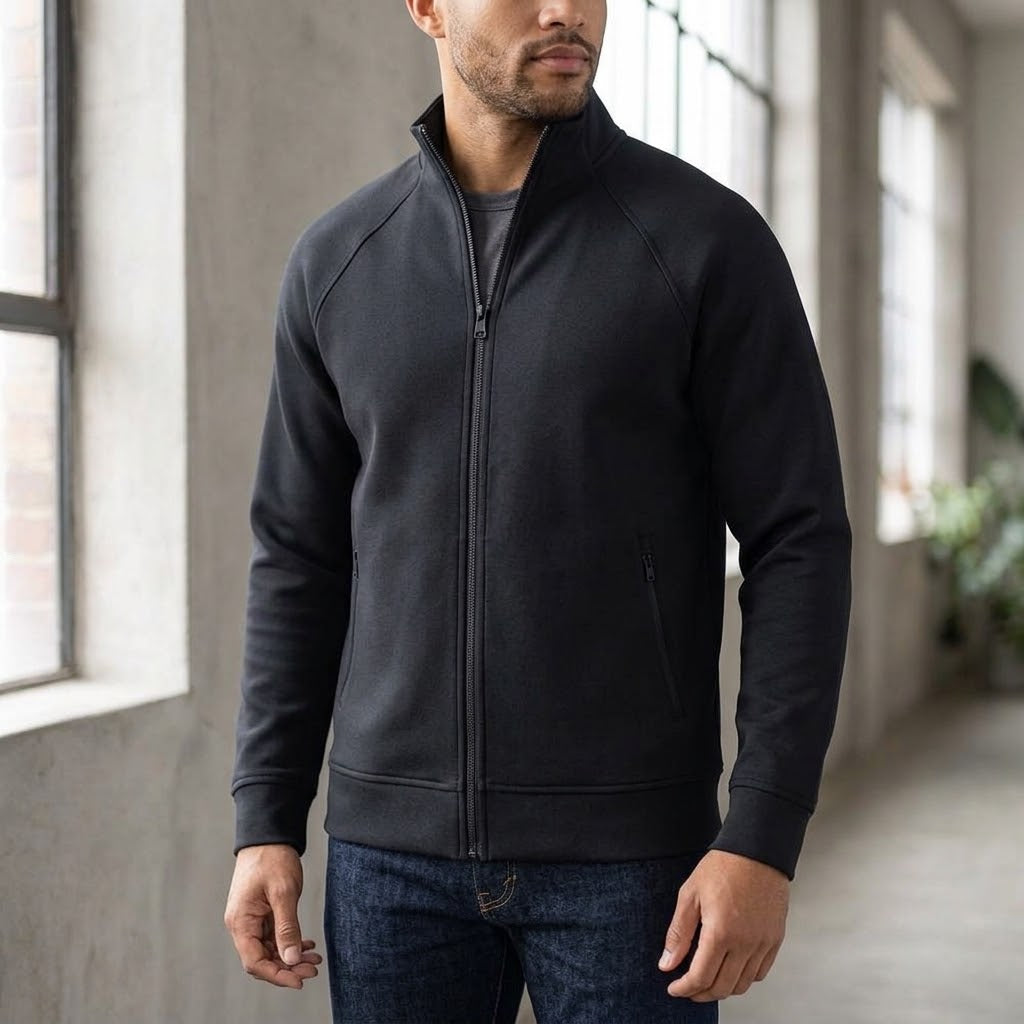 Unisex Stand Collar Jacket