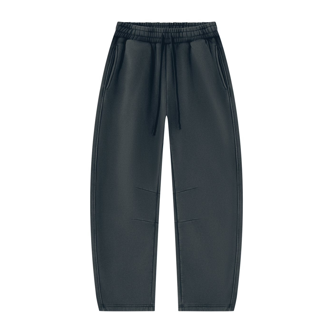Unisex Vintage Wash Barrel Leg Fleece Sweatpants