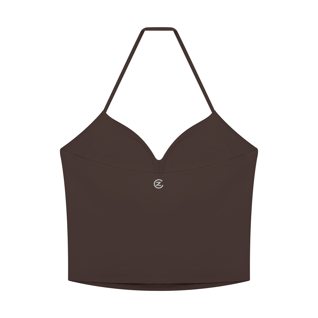 Women's Ruched Halter Yoga Tank Top