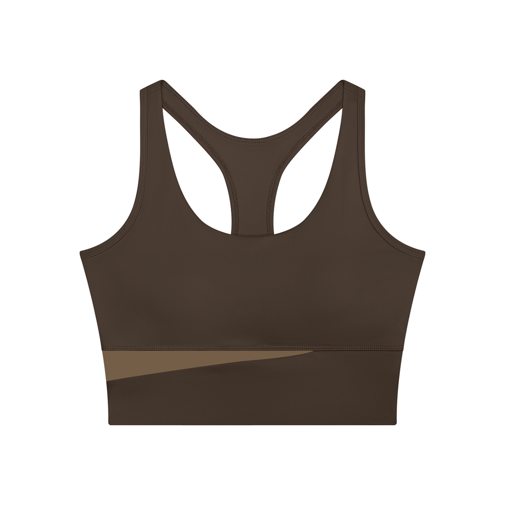 Damen-Yoga-Tanktop mit Color-Blocking