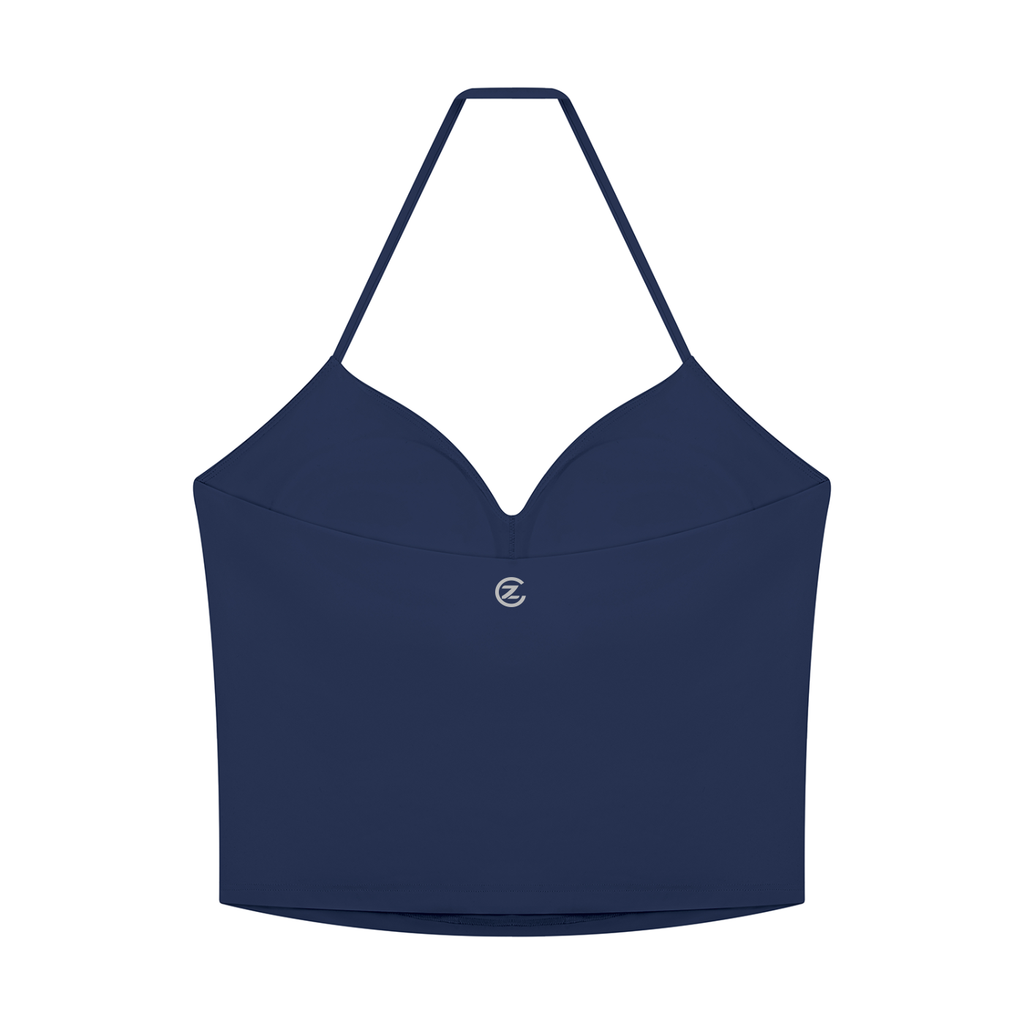 Women's Ruched Halter Yoga Tank Top