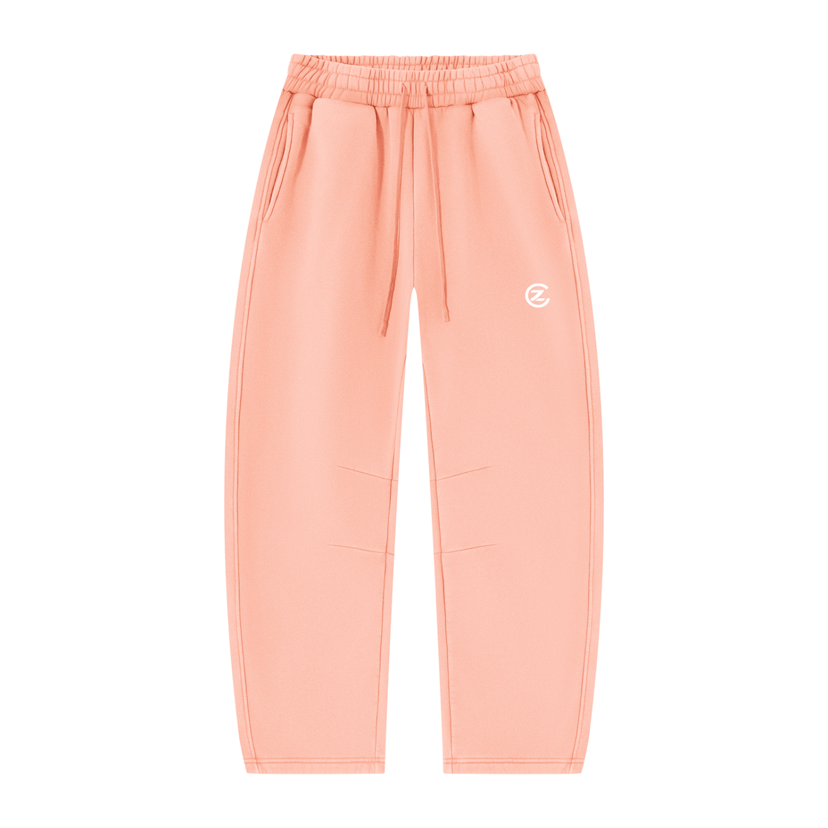 Unisex Vintage Wash Barrel Leg Fleece Sweatpants