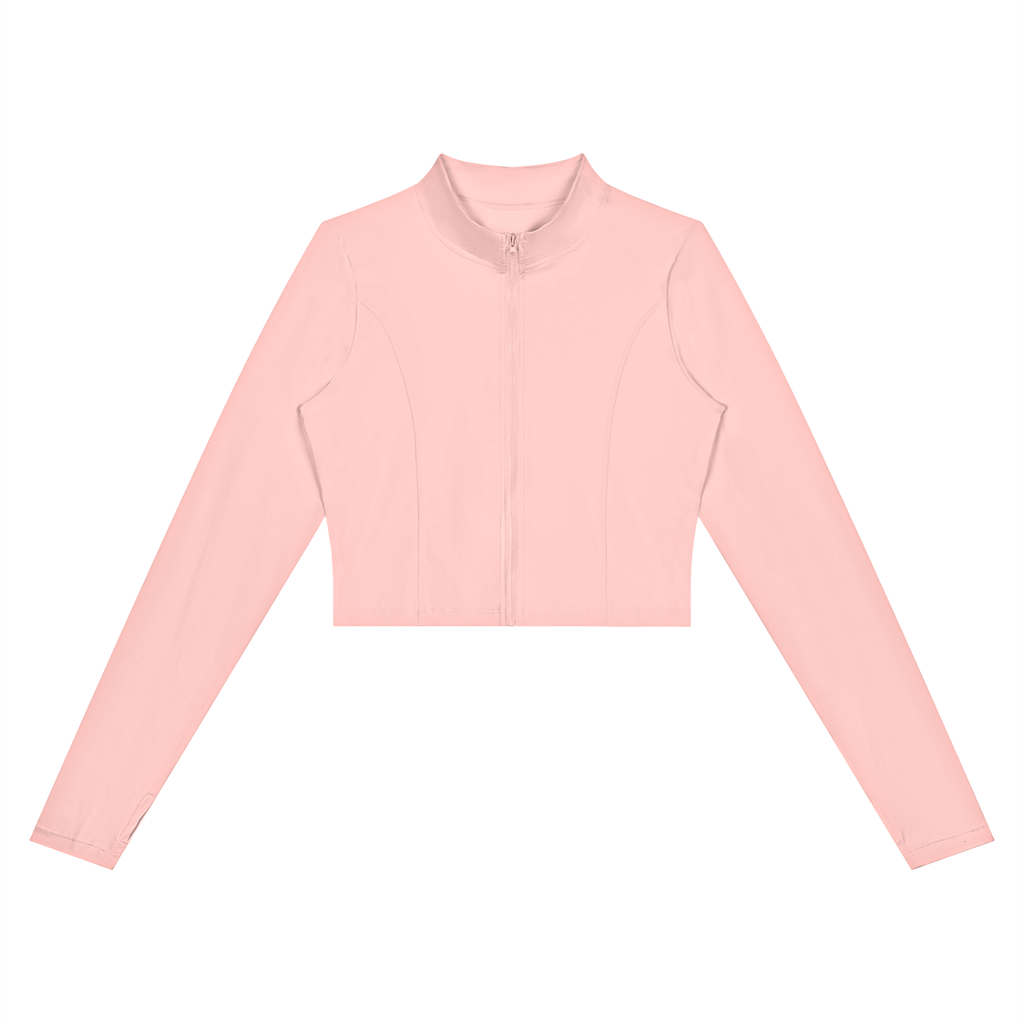 Kurze Yoga-Sportjacke für Damen