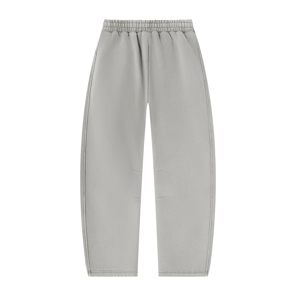 Unisex Vintage Wash Barrel Leg Fleece Sweatpants