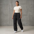 Unisex Vintage Wash Barrel Leg Fleece Sweatpants
