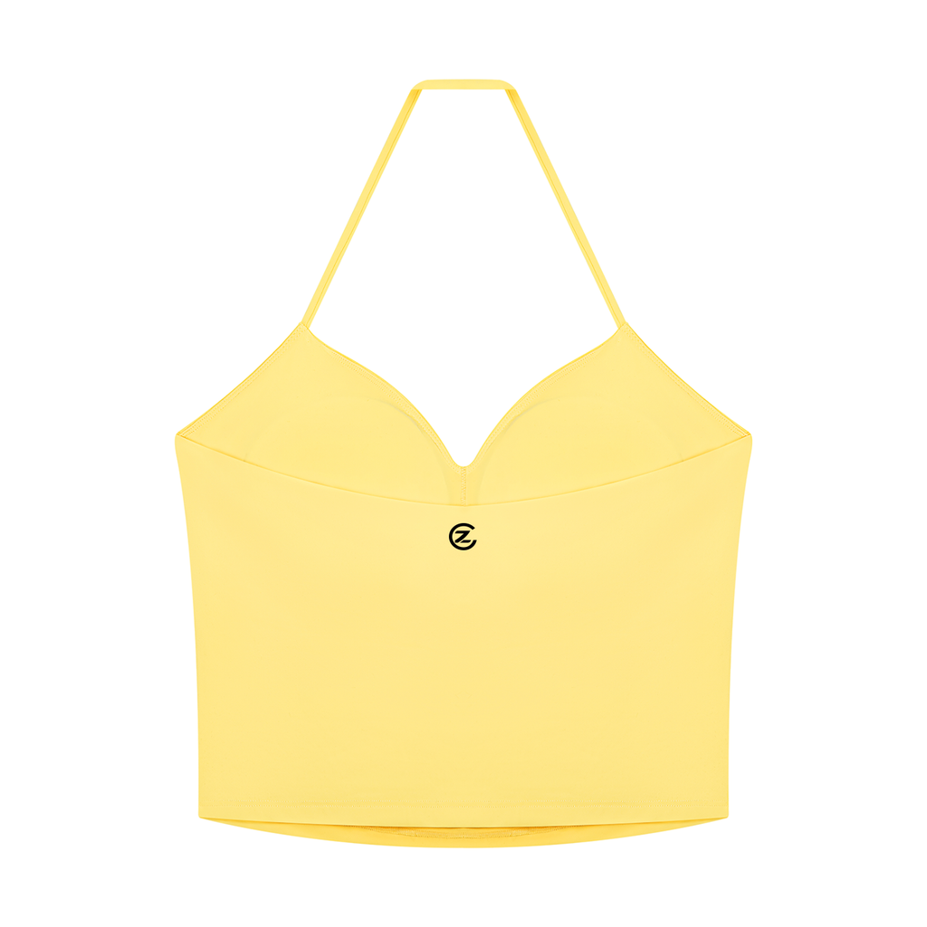 Women's Ruched Halter Yoga Tank Top