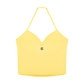 Women's Ruched Halter Yoga Tank Top