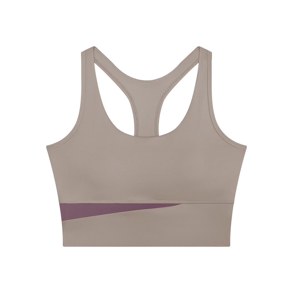Damen-Yoga-Tanktop mit Color-Blocking