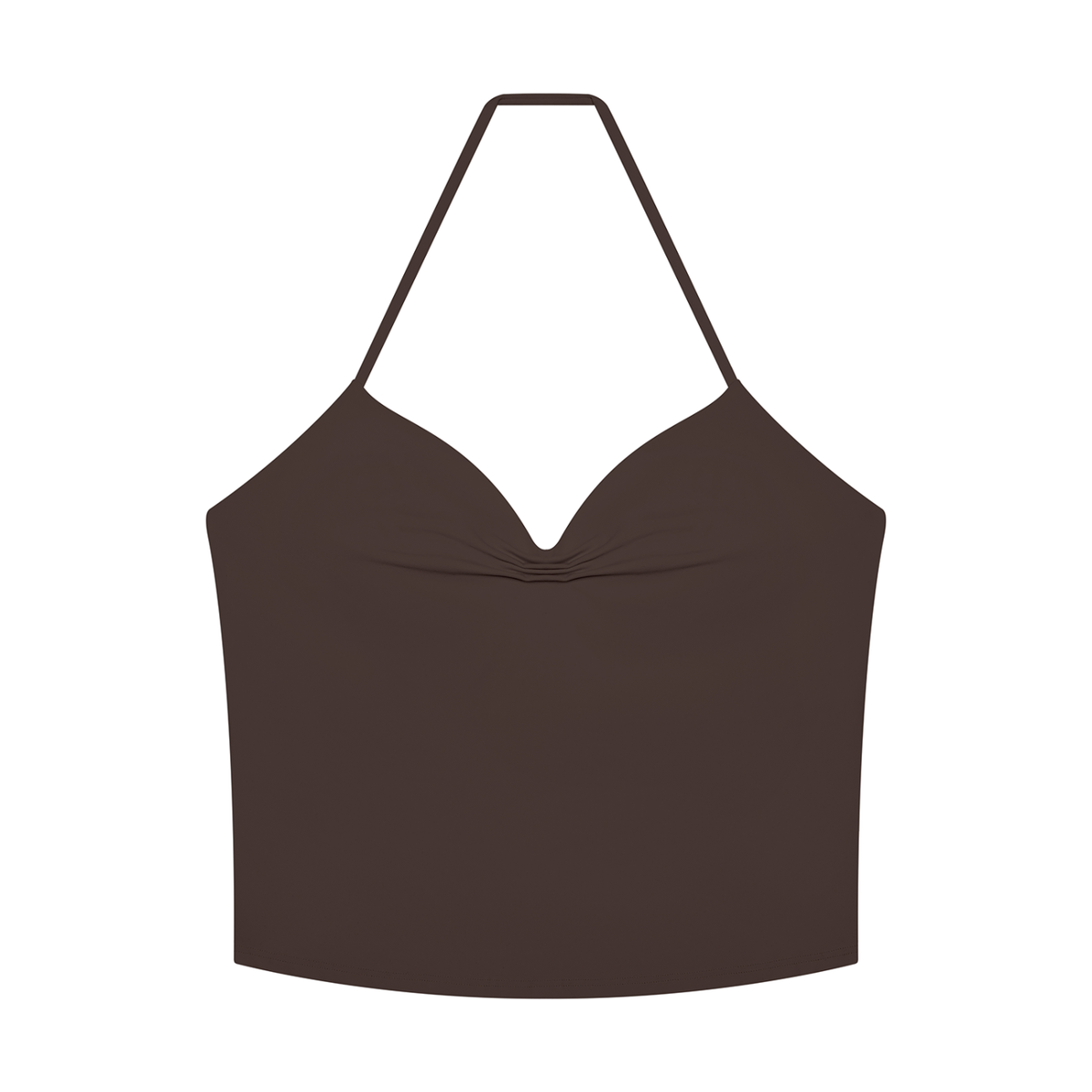 Women's Ruched Halter Yoga Tank Top