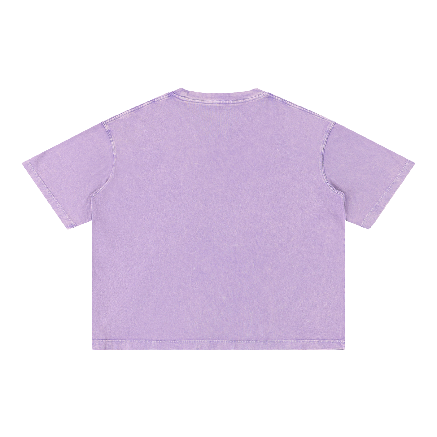 Mineral Wash Boxy Cotton T-Shirt (No Logo)