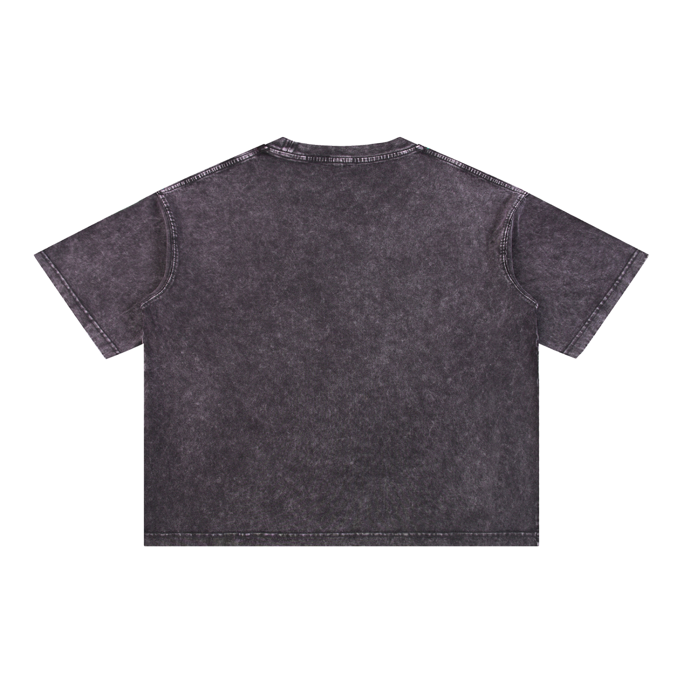 Mineral Wash Boxy Cotton T-Shirt (No Logo)
