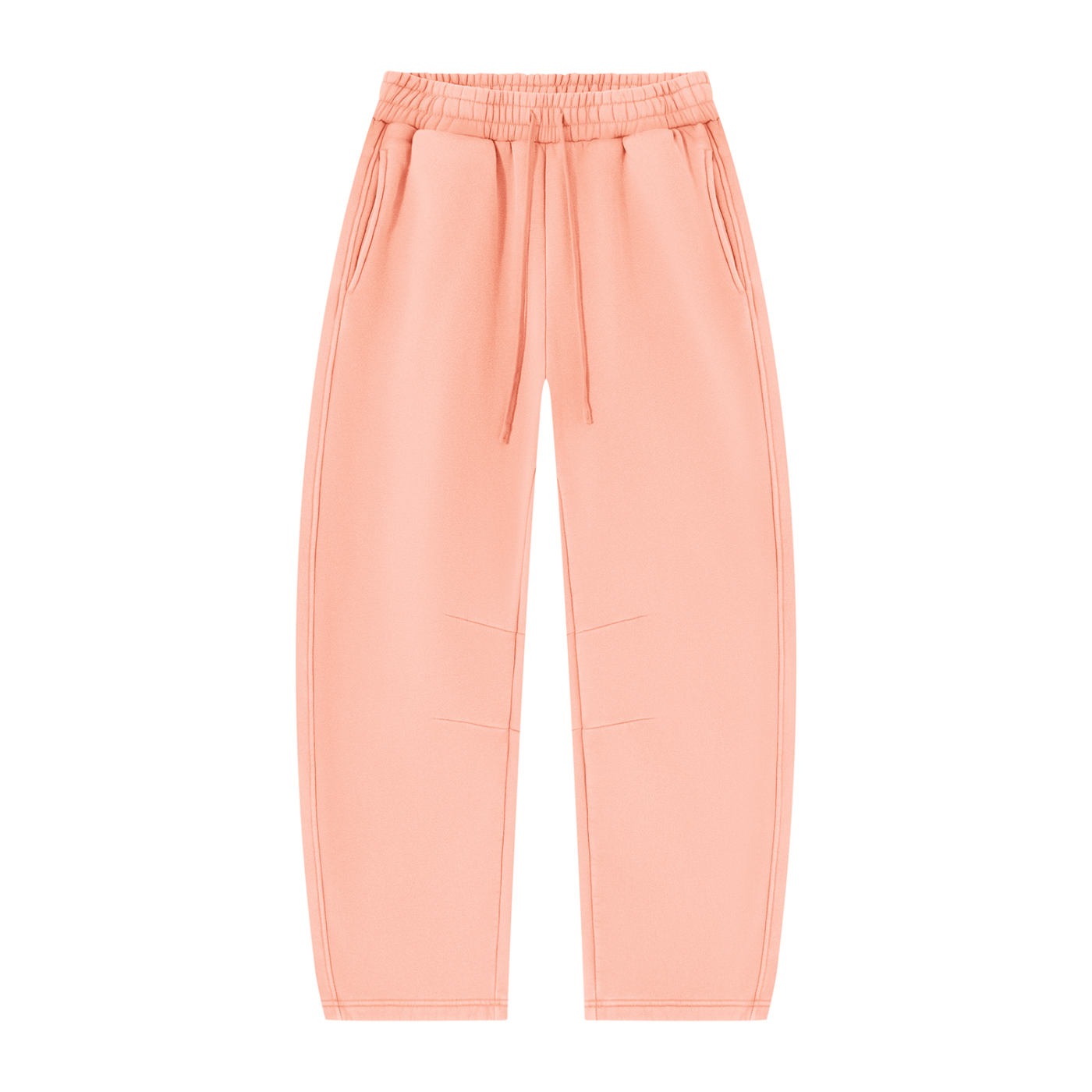 Unisex Vintage Wash Barrel Leg Fleece Sweatpants