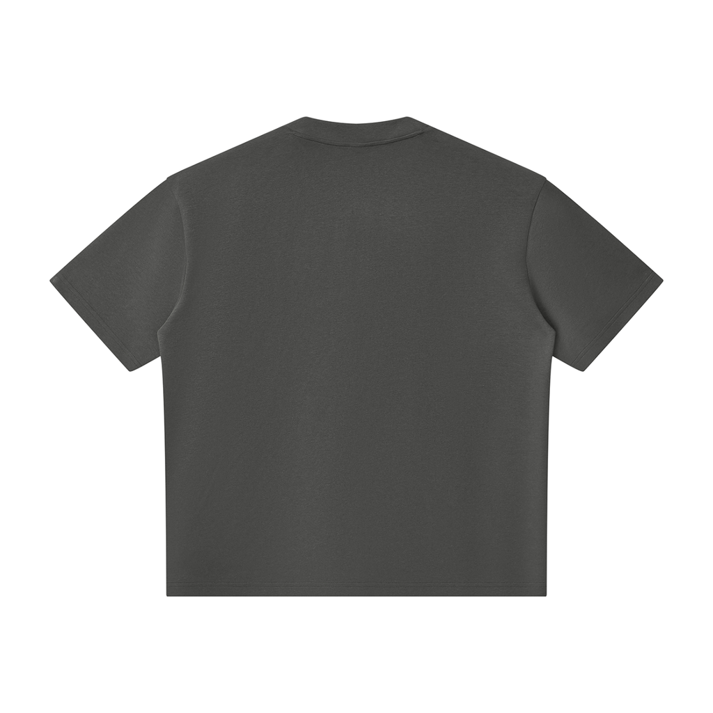 Unisex Oversized Piping Henley T-Shirt