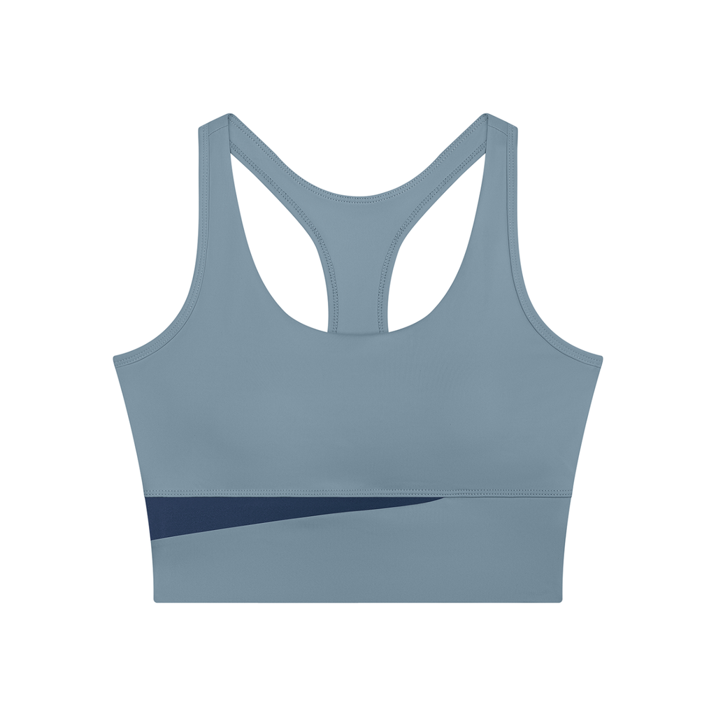 Damen-Yoga-Tanktop mit Color-Blocking