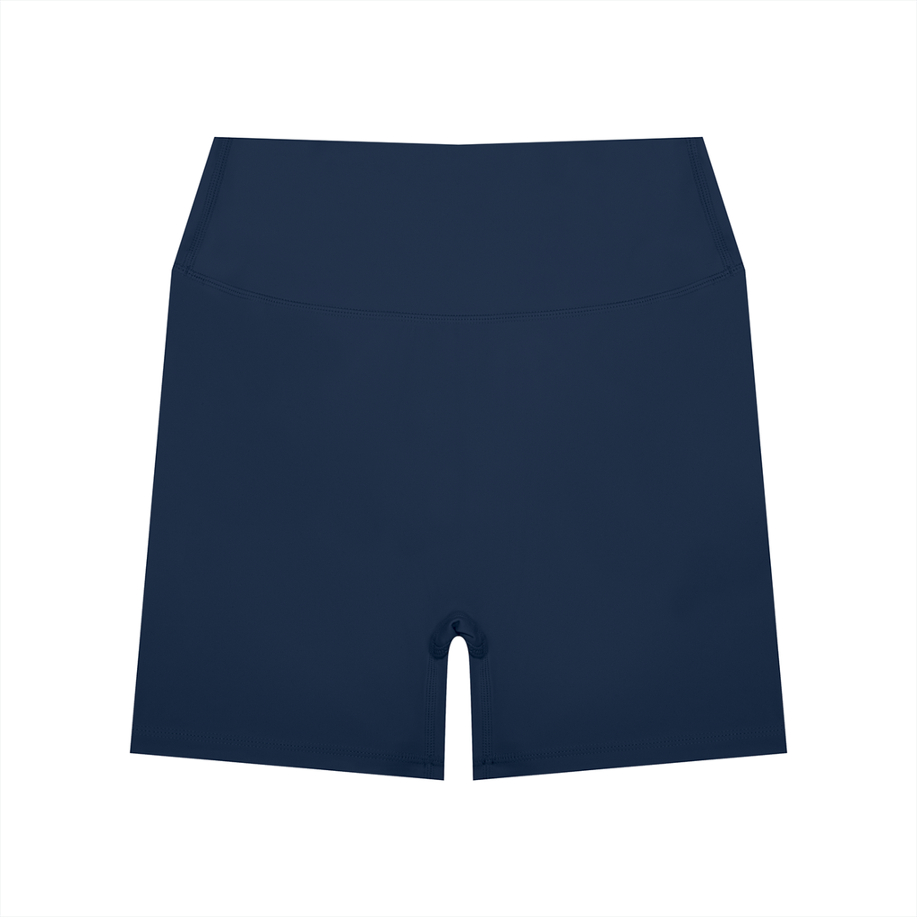 Damen-Yoga-Bikershorts mit hoher Taille