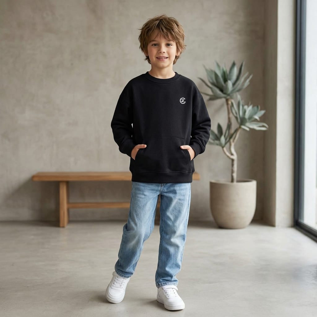 Essential Fleece Kids' Crewneck Sweatshirt