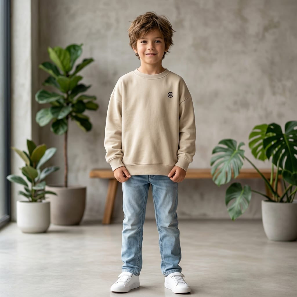 Essential Fleece Kids' Crewneck Sweatshirt
