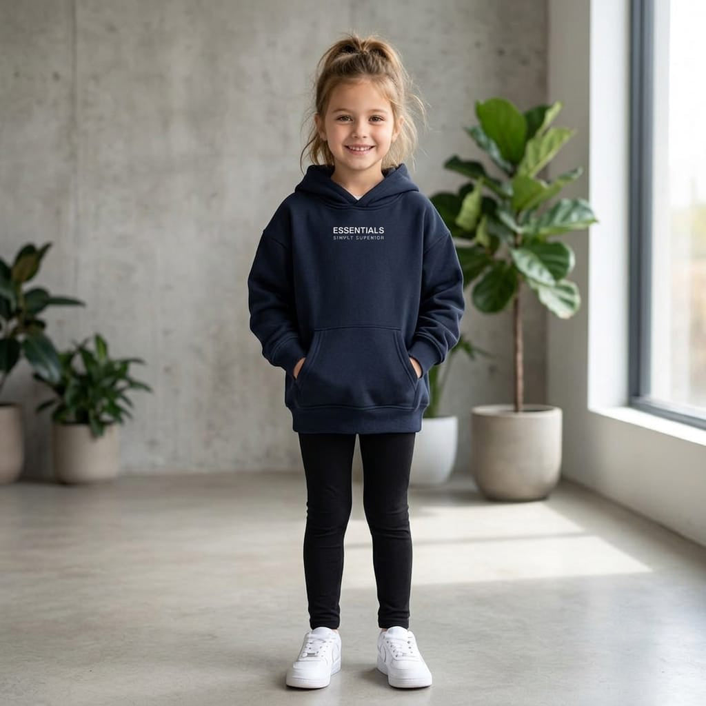 Essential Kids' Fleece Hoodie