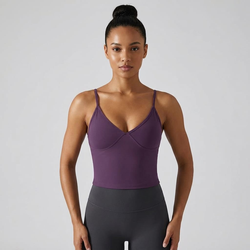 Women's V-Neck Yoga Tank Top