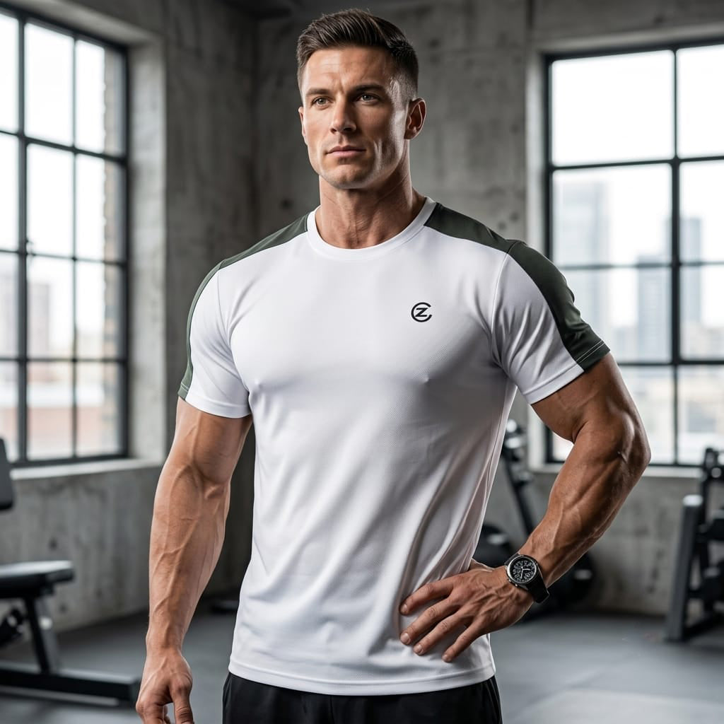 Men's Color Block Performance T-Shirt