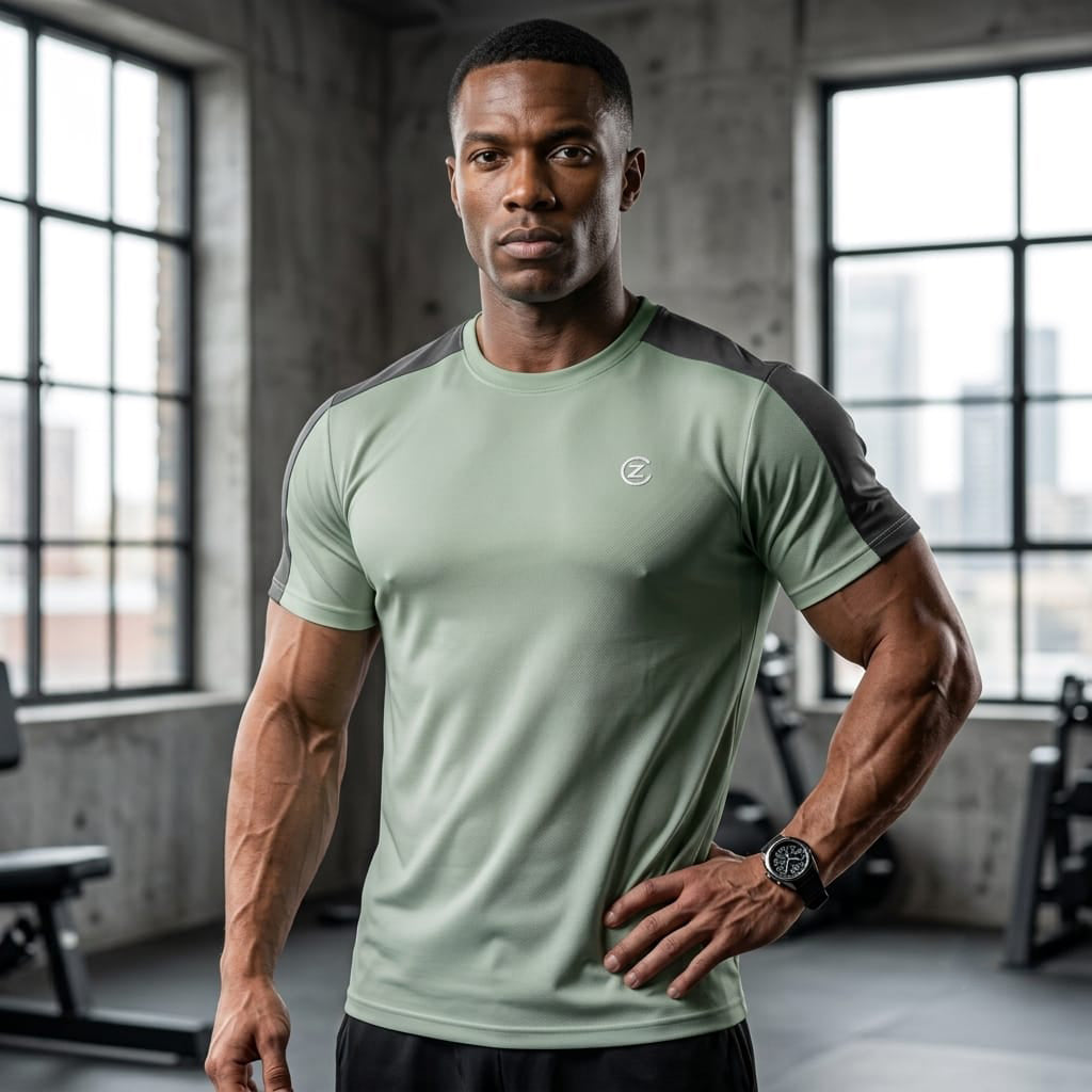 Men's Color Block Performance T-Shirt