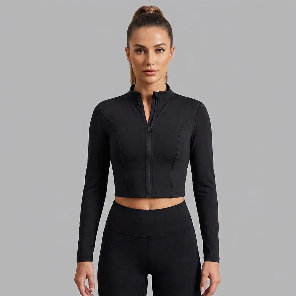 Women’s Crop Yoga Sports Jacket