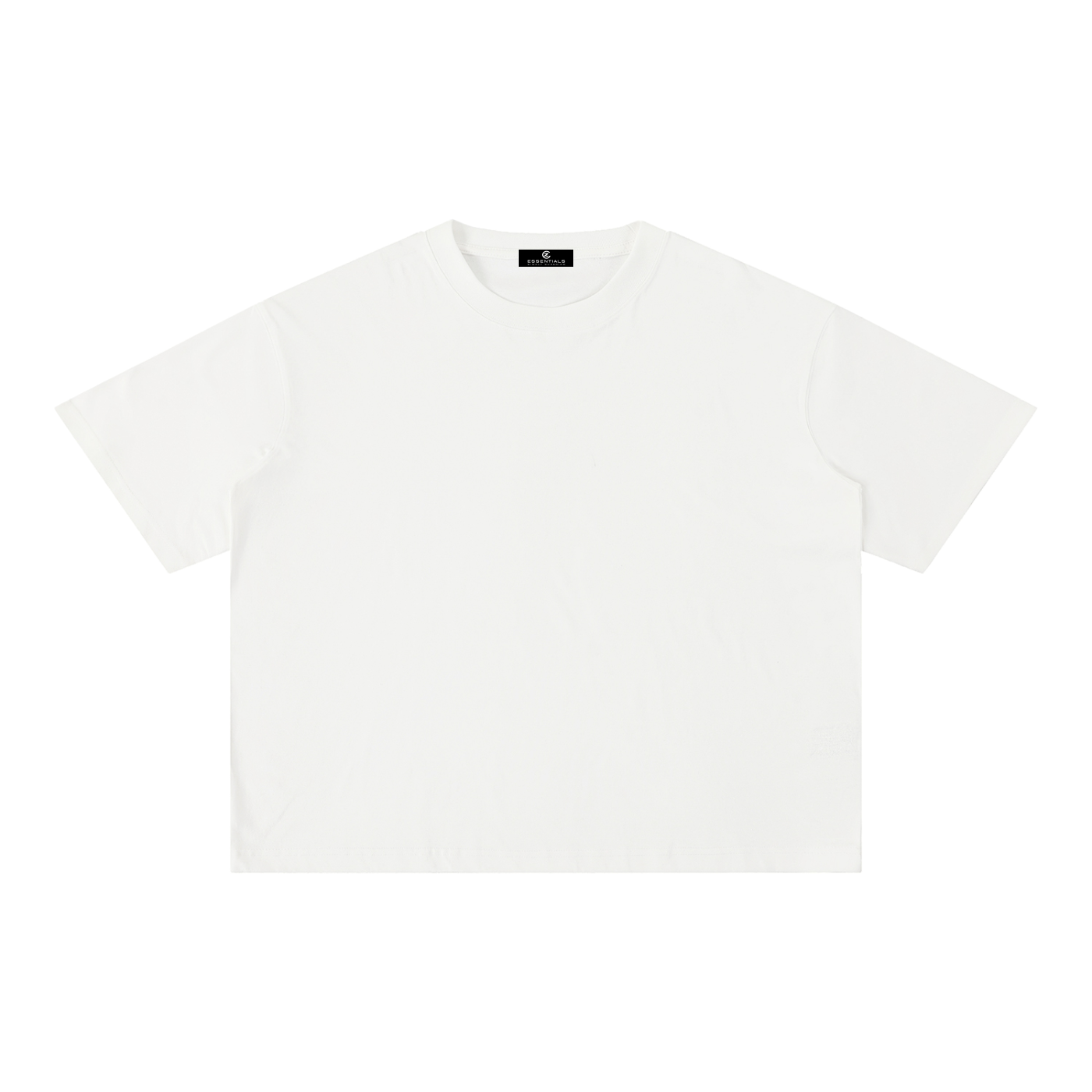 Mineral Wash Boxy Cotton T-Shirt (No Logo)