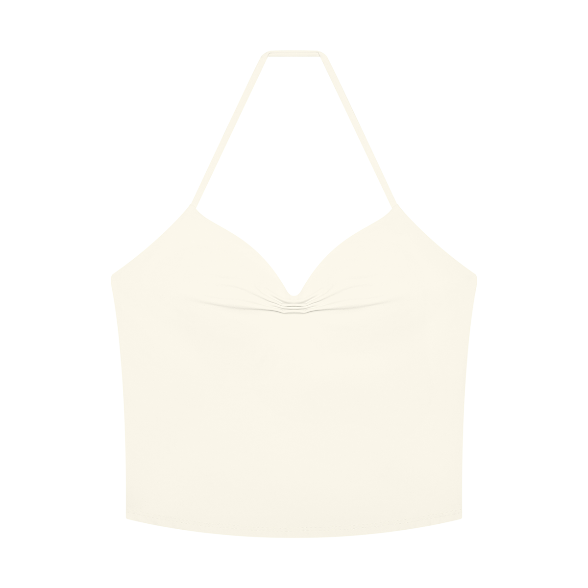 Women's Ruched Halter Yoga Tank Top