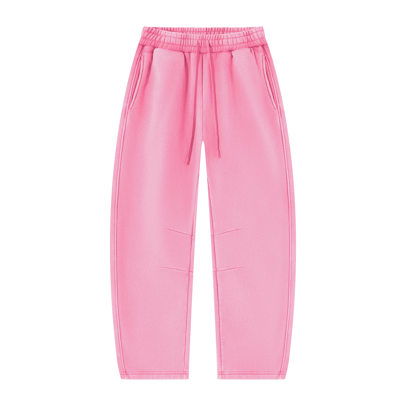 Unisex Vintage Wash Barrel Leg Fleece Sweatpants