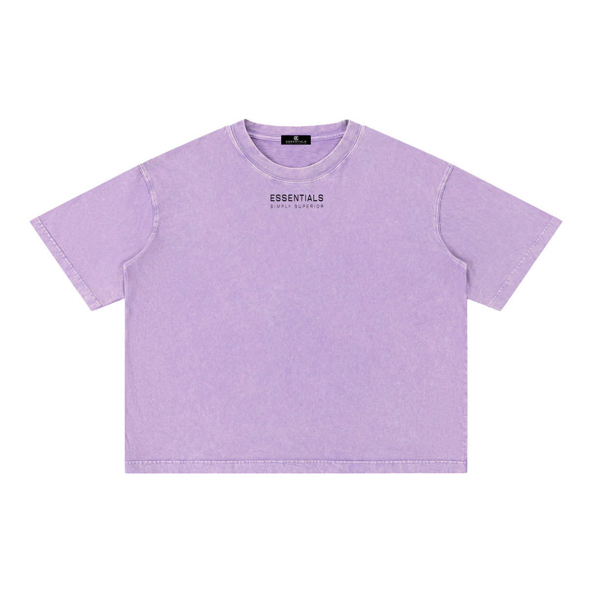 Mineral Wash Boxy Cotton T-Shirt