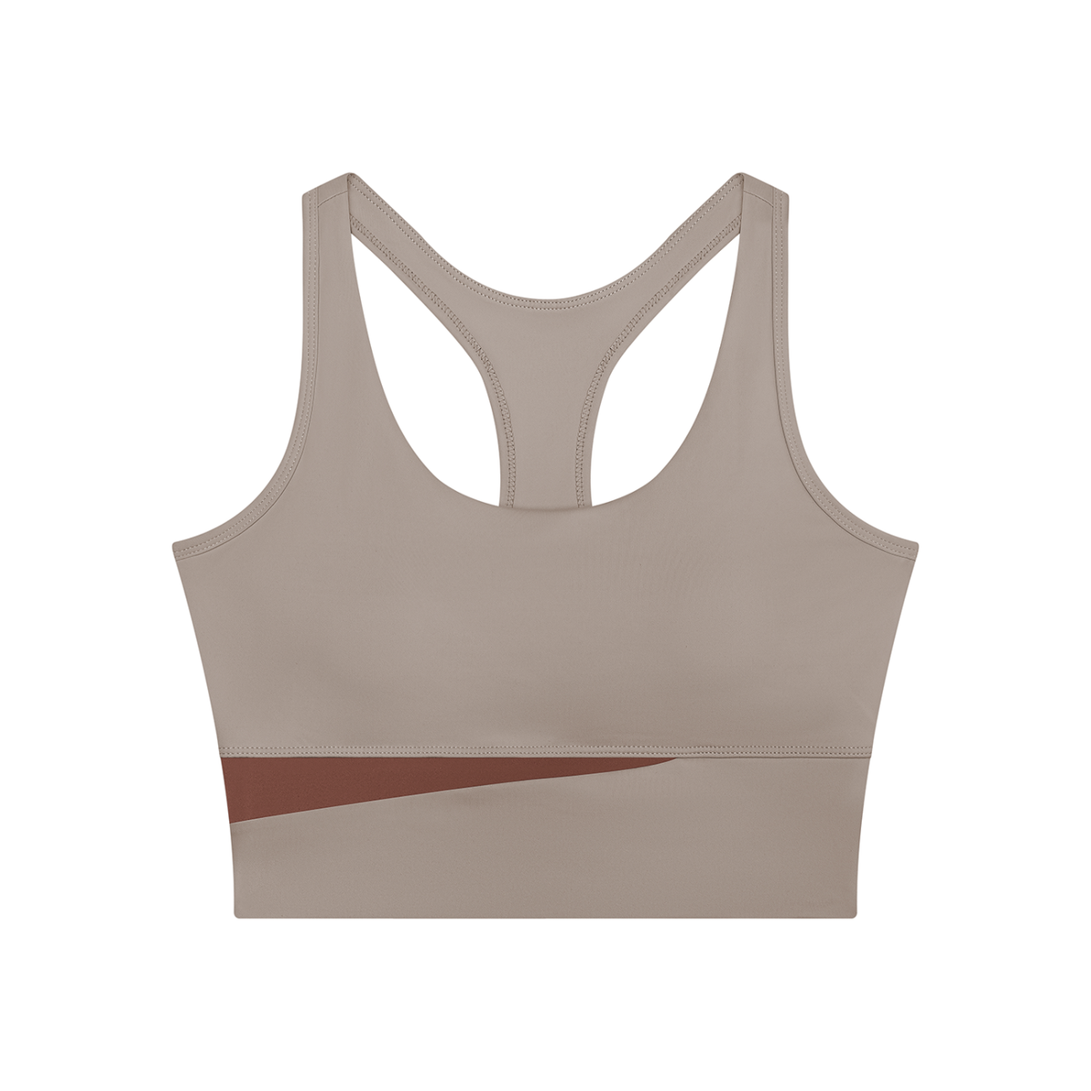 Damen-Yoga-Tanktop mit Color-Blocking
