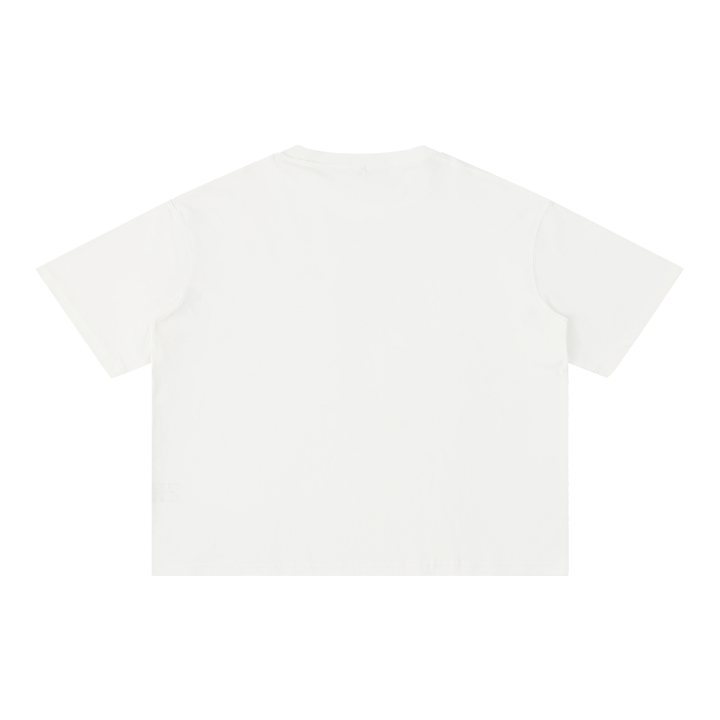 Mineral Wash Boxy Cotton T-Shirt (No Logo)