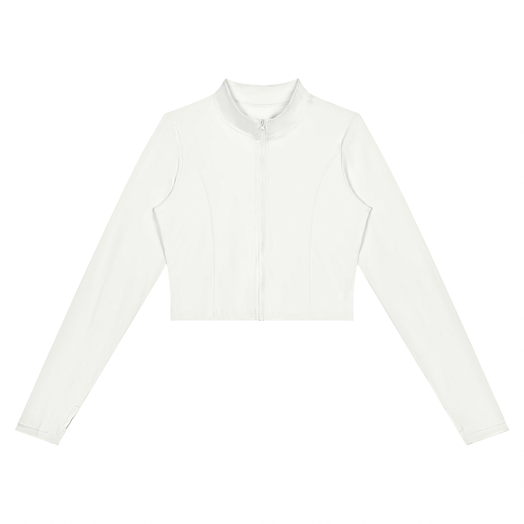 Kurze Yoga-Sportjacke für Damen