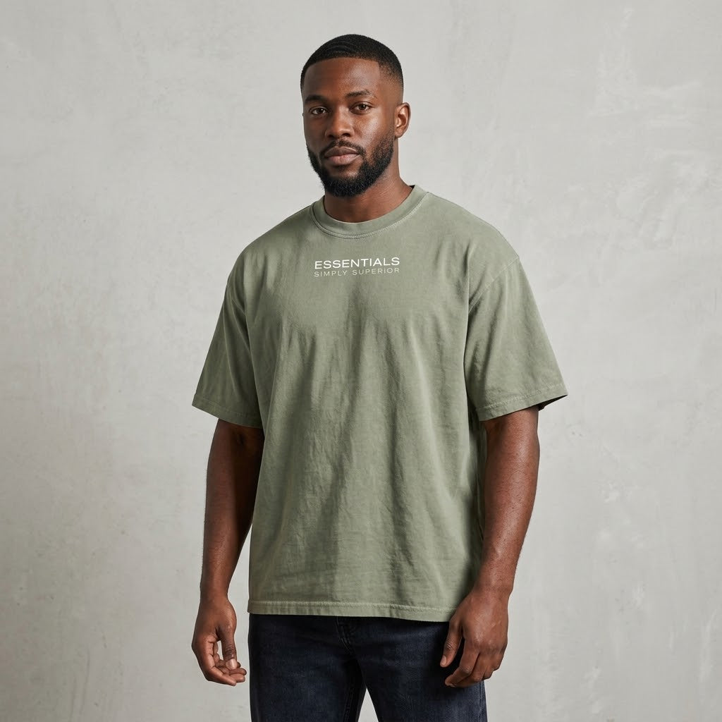 Enzyme Washed T-Shirt