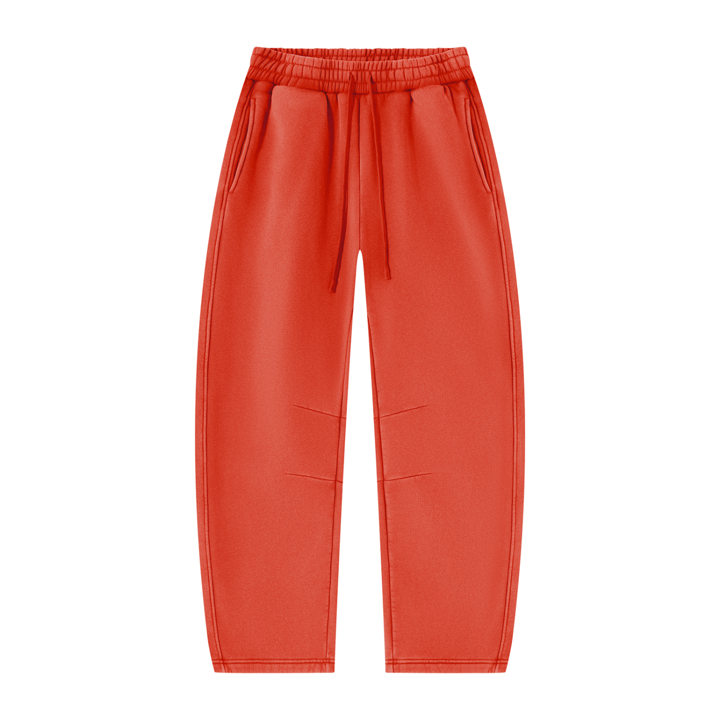 Unisex Vintage Wash Barrel Leg Fleece Sweatpants