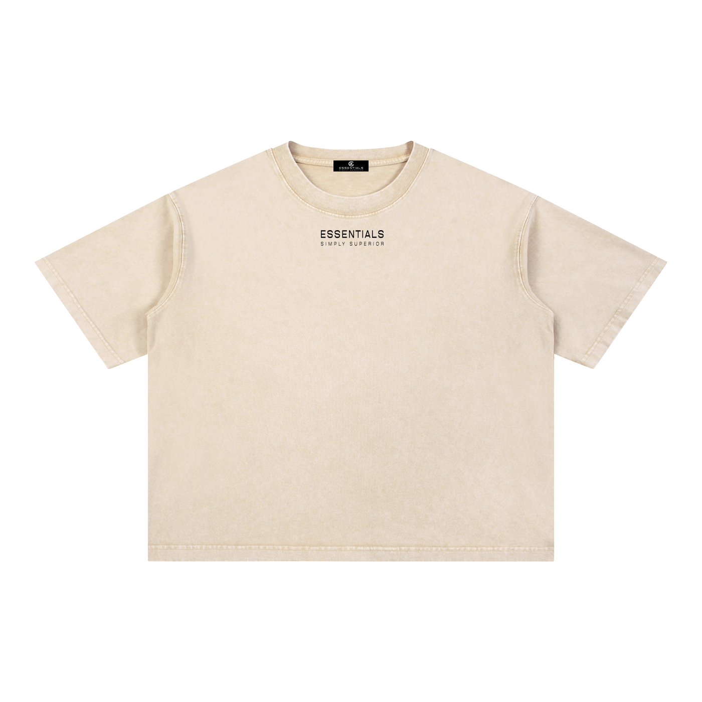 Mineral Wash Boxy Cotton T-Shirt