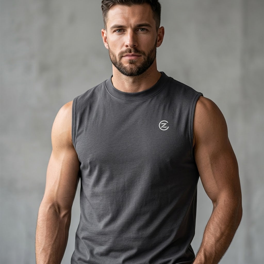 Men's Sleeveless Cotton Tank Top